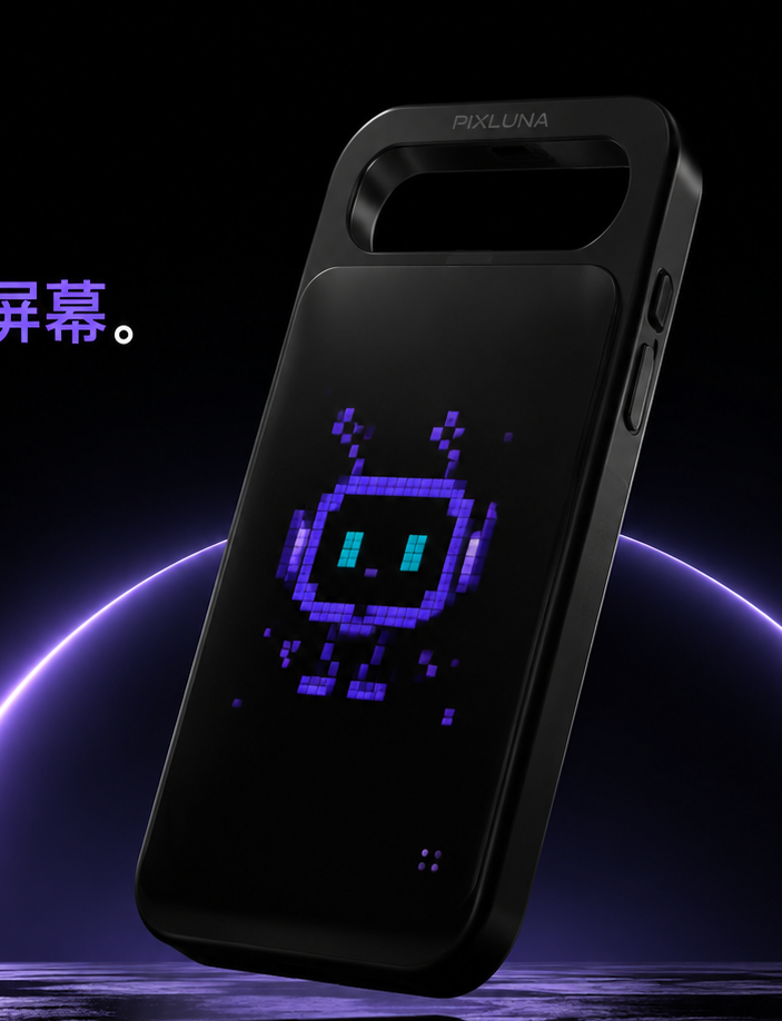 PIXLUNA AI 像素手机壳主视觉